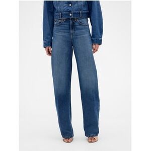 Gap × Victoria Beckham High Rise Arc Jeans | Medium Wash | Size 28